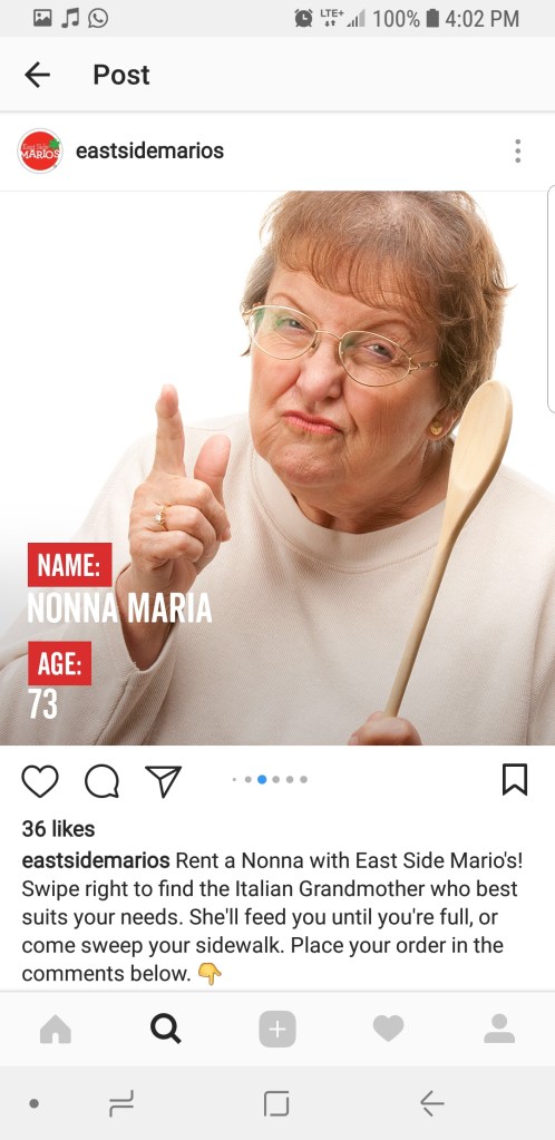 East Side Mario's Social